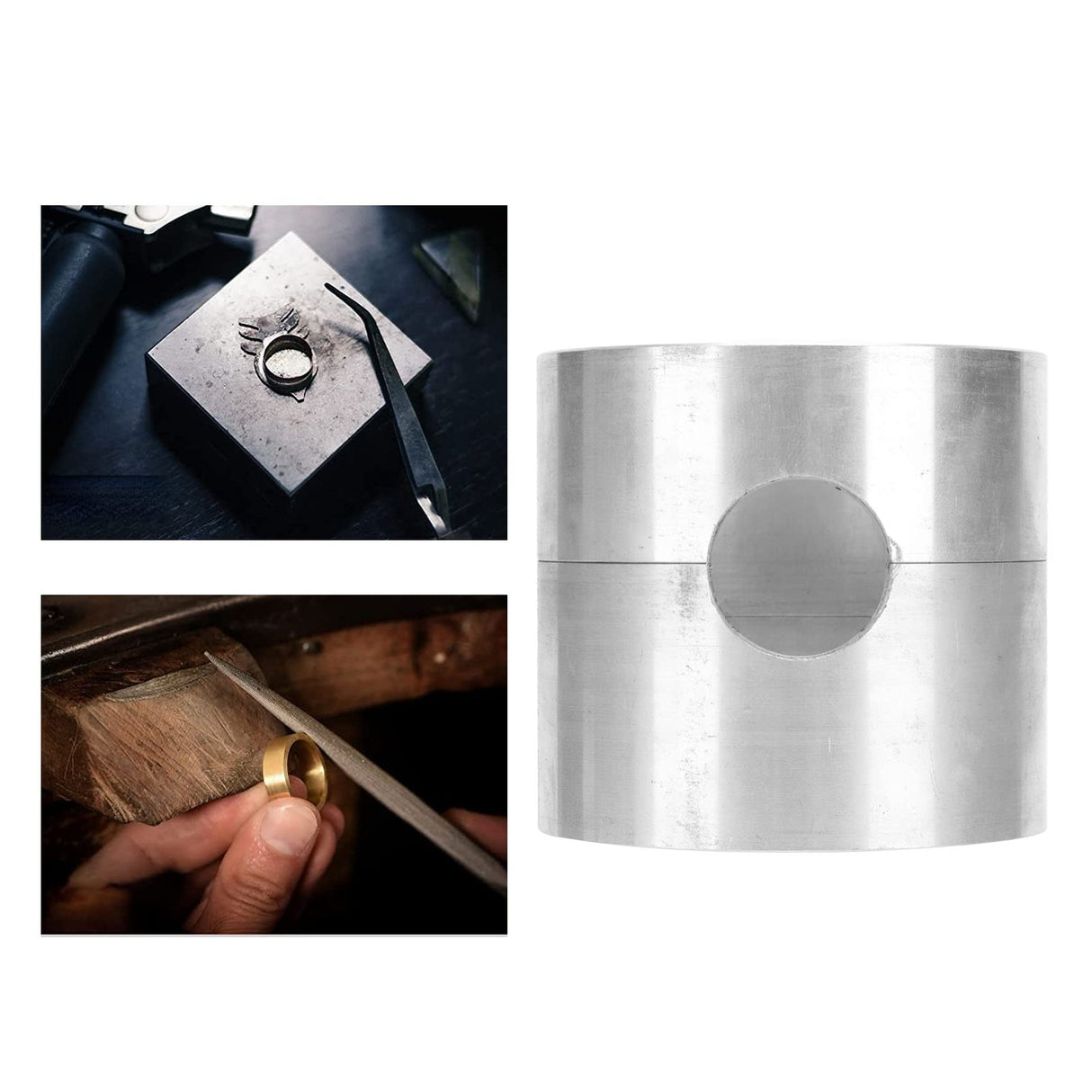 Casting Sandbox Melting Pot, Aluminum Alloy DIY Small Jewelry Sand Casting Mold Melting Pot Jewelry Casting Melting Tool for DIY Metal Jewelry Makers And Jewelry Repairing Pissente