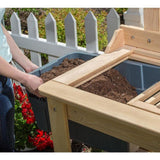Lehman's Outdoor Gardening Potting Table Workstation, Cypress Wood Lehman's