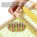 FOCCTS Wooden Multi-Craft Weaving Loom Large Frame 9.84 x 15.35 x 1.3inch, Tapestry Loom Wooden Weaving Loom Creative DIY Weaving Art for Kids, Beginners and Expertsrt FOCCTS