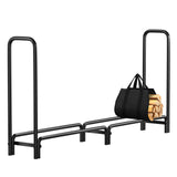 DOEWORKS Firewood Rack 8 FT 1/2 Cord Firewood Storage Rack Heavy Duty Steel Outdoor Log Rack DOEWORKS
