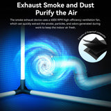 Updated Integrated Laser Engraver Enclosure with LED Light, Ventilation Kit, Cover Tent Fits for Most Laser Cutter, Insulates Against Smoke, Odor and Noise, Eye Protection, 720x720x400mm Cregrant3D