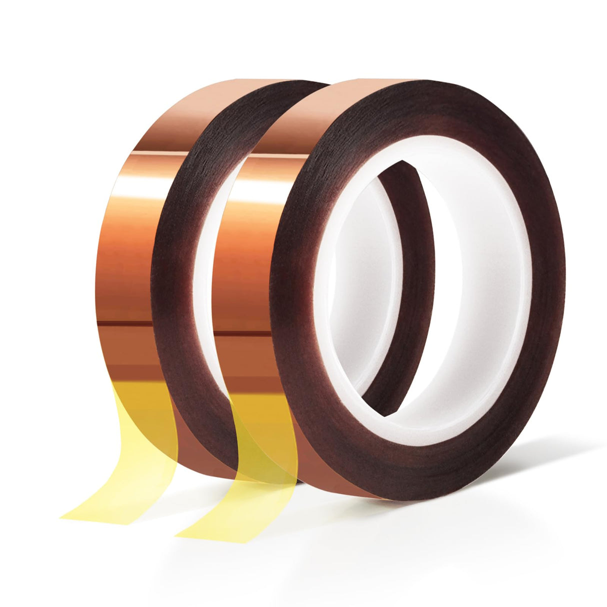 MEBMIK 2 Rolls 10mm x16m(52FT) Heat Tape High Temperature Heat Resistant Tape Heat Transfer Tape for Heat Sublimation Press Vinyl,No Residue MEBMIK