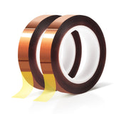 MEBMIK 2 Rolls 10mm x16m(52FT) Heat Tape High Temperature Heat Resistant Tape Heat Transfer Tape for Heat Sublimation Press Vinyl,No Residue MEBMIK