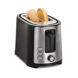 Hamilton Beach 2 Slice Extra Wide Slot Toaster with Bagel & Defrost Settings, Shade Selector, Toast Boost, Auto Shutoff, Black & Stainless Steel (22633) Hamilton Beach