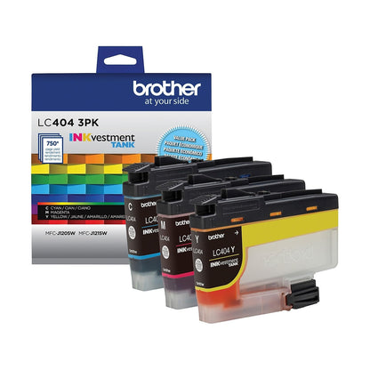 Brother LC4043PKS of Standard Yield Cyan, Magenta and Yellow -Ink -Cartridges(Pack of 3)