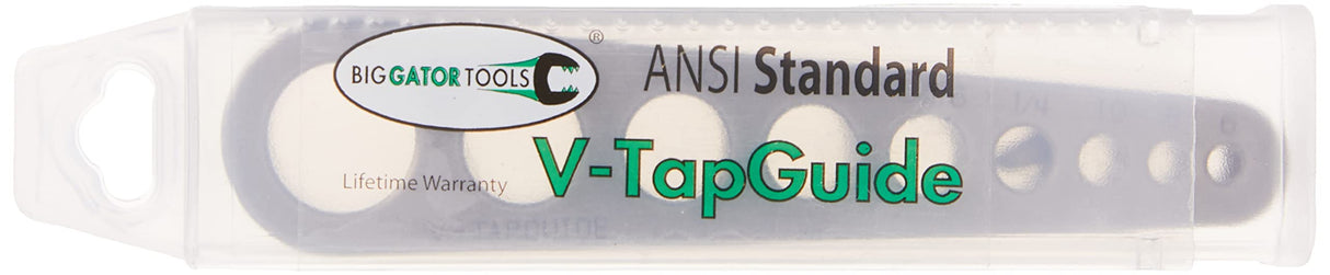Big Gator Tools V-Tap Guide, Standard Sizes 0-80 to 5/8" Big Gator Tools