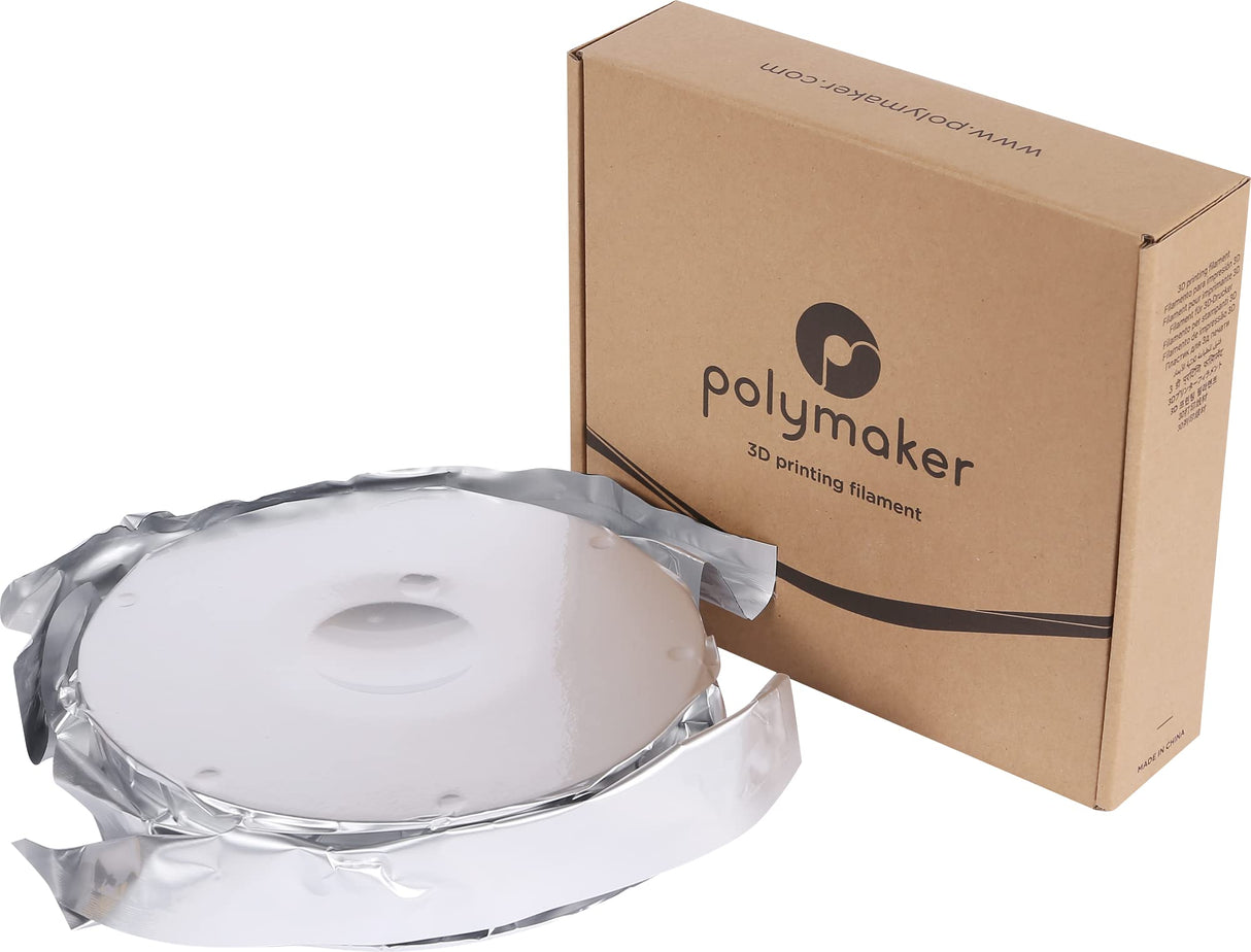 Polymaker PolySmooth PVB Filament 1.75mm 0.75kg Transparent - Print Like PLA Filament, Easy Smoothable Post Process with IPA Alcohol, Work with Polysher POLYMAKER