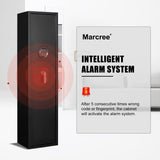 MARCREE Digital Password Long Gun Safes,Rifle Gun Safe Quick Access 5 Gun Storage Cabinet for Home Rifles Shotguns, Adjustable Support Frame, Removable Shelf, for Rifles Shotguns Pistols Marcree