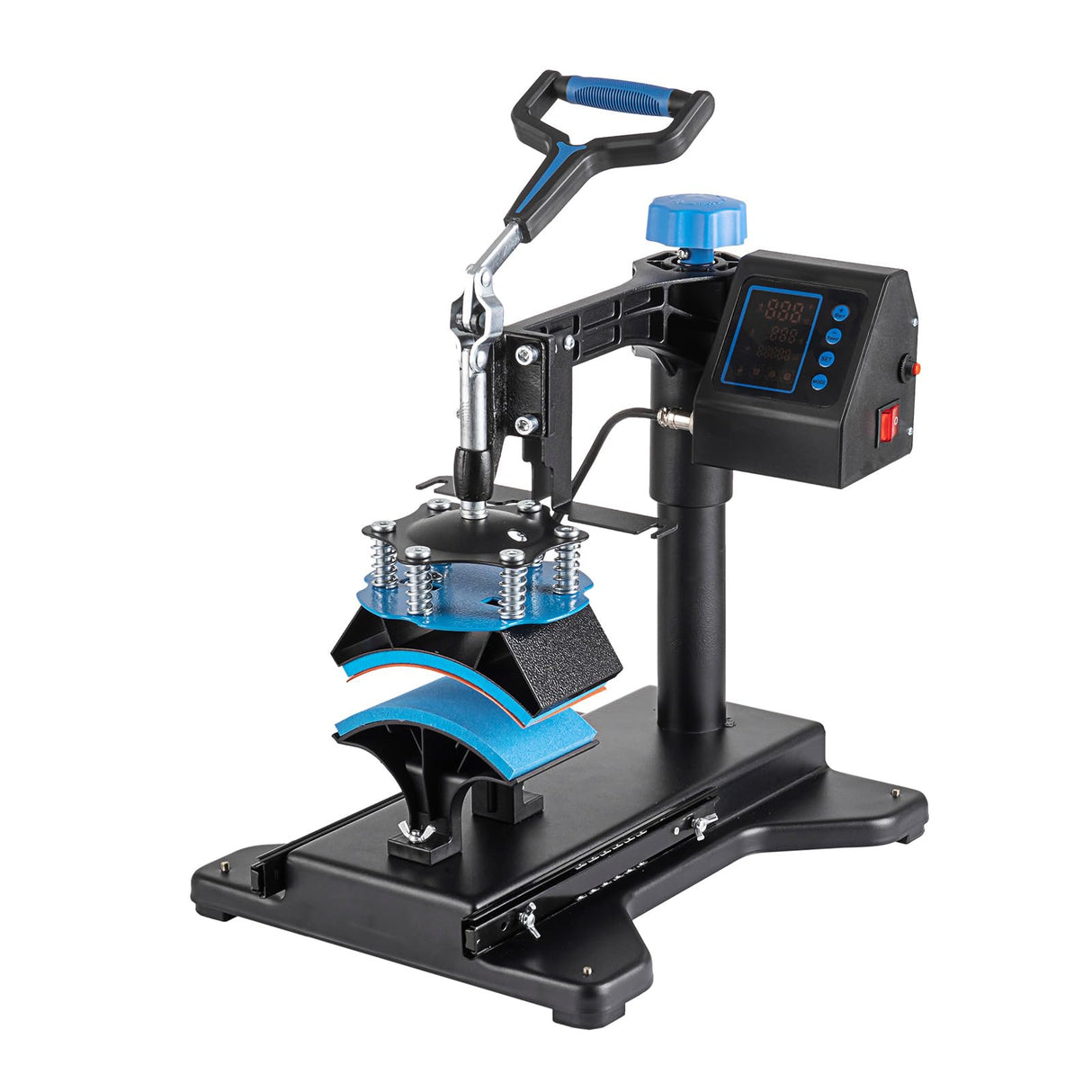 Leomru 5 in 1 Heat Press Machine, Sublimation Heat Press 12x15 inch Industrial T Shirt Pressing Machine, 360-Degree Swing Away Heat Transfer Machine Multifunction Combo for T-Shirt Mugs at Cap Leomru