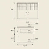MoomJiee Floating Nightstands Set of 2 with Drawer and Open Shelf, Small Wall Mounted Bedside End Table, Modern Fluted Night Stand for Bedroom, Living Room, Black MoomJiee