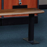 Salsbury Industries Wood Locker Benches, 48-Inch, Dark Finish Salsbury Industries