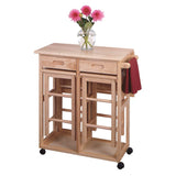 Winsome Wood Suzanne Kitchen, Square, Natural, Beech Winsome