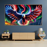 BOHADIY 5D Eagle Diamond Painting for Adults - Large Size Amercia Eagle Diamond Painting Kits, DIY Full Drill Diamond Art Kits for Adults, Gem Painting Kit Animal for Home Wall Decor 27.5 X 15.7 Inch BOHADIY