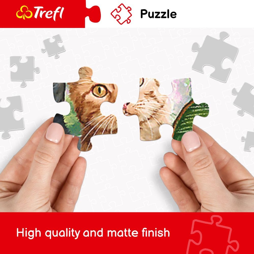 Trefl Lake Como, Italy 500 Piece Jigsaw Puzzle Red 19"x13" Print, DIY Puzzle, Creative Fun, Classic Puzzle for Adults and Children from 10 Years Old Trefl
