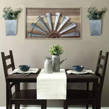 LESEN Galvanized Metal Wall Planter,Farmhouse Wall Decor Hanging Wall Vase Pocket Planters Flowers Holder Country Rustic Home Wall Decor,Set of 2 LESEN