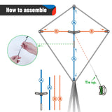 SGftre DIY Blank Diamond Kite for Kids & Adults Easy to Fly,Kite Making Kit Bulk,Kites are Used for Parties and Outdoor Beach Activities(3 Pack) SGftre