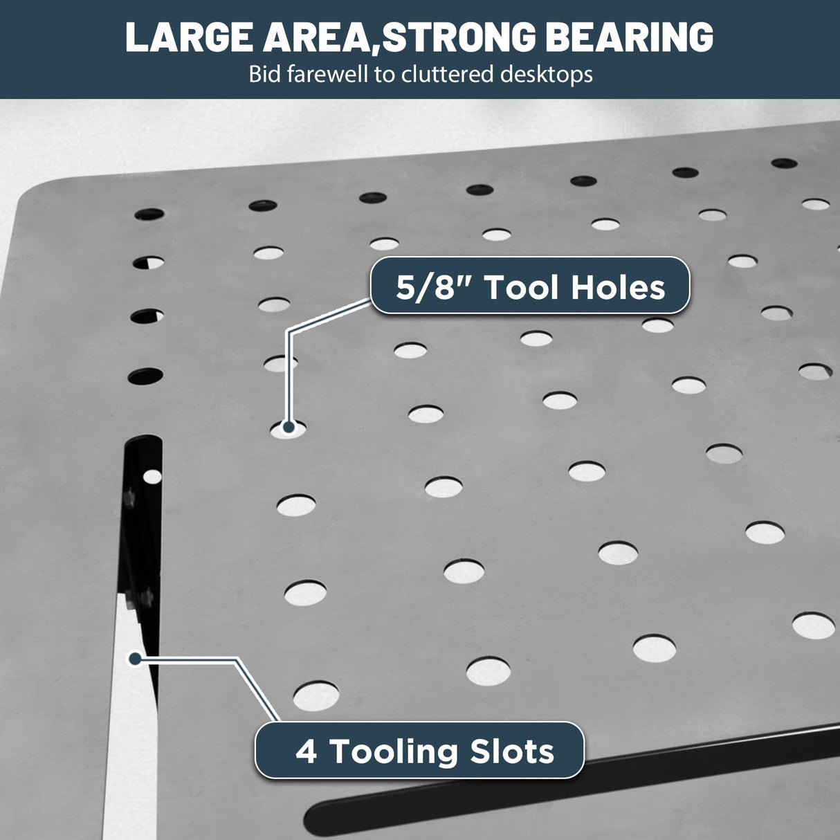 Hymula Welding Table 36" X 24" 1200lbs Load Capacity Heavy Duty Carbon Steel Weld Table for Shop Home Garage, Casters with Brakes, Black Hymula