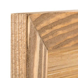 Rustic Wooden Picture Frame 9x12 Inch - 100% Natural Solid Eco Distressed Wood for Wall Mounting Photo Frame - Walnut WOOD SIDE ORBIS