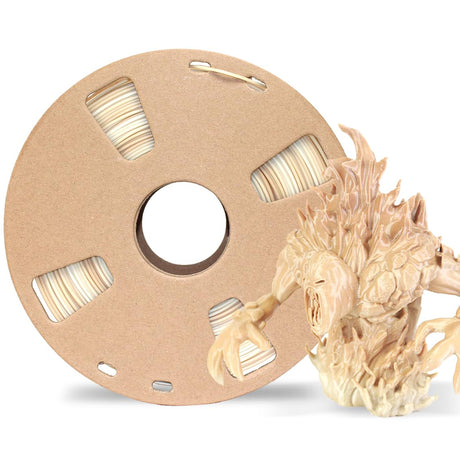 WISDREAM PLA Desert Camouflage/Latte Color/Golden Sunset Gradient Multicolor Rainbow PLA Filament, with Warm Beige Warm Mocha Color, a Bone Colored Filament,1.75mm,1kg(2.2 lbs) WISDREAM