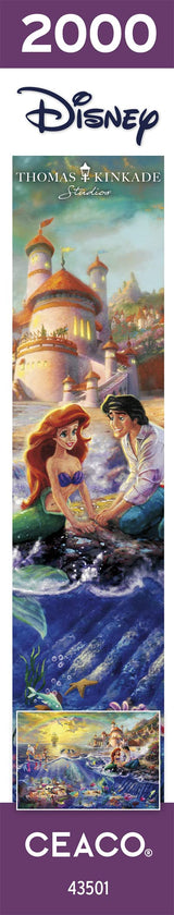 Ceaco - Thomas Kinkade - Disney Dreams Collection - The Little Mermaid - 2000 Piece Jigsaw Puzzle Ceaco