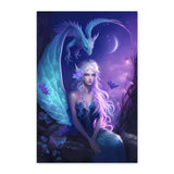 Gabbana Purple Dragon Fairy 5D Diamond Painting Kits, Fairy Diamond Art for Adults, Diamond Dots Gem Art Room Decor Aesthetic 8x12 Inch Gabbana