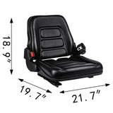 SEATIN Universal Forklift Seat,Tractor Seat,with Micro Switch and Safety Belt,for Tractor,Mower,Skid Loader,Telehandler,Backhoe,Excavator Dozer SEATIN