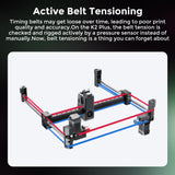 Creality K2 Plus 3D Printer, Support Multi Color Printing Needs CFS, 600mm/s Max Speed, Step-servo Motor System 350℃ High-Temp Print Direct Drive Extruder Large Build Volume 13.78x13.78x13.78 inch Comgrow