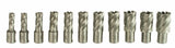 Steel Dragon Tools 13pc. High Speed Steel HSS Annular Cutter Kit 1" Depth and 7/16 in. to 1-1/16 in. Steel Dragon Tools