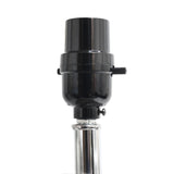 Elegant Designs LC2000-BPK-2PK 2 Pack Modern Leather Table Lamps with White Fabric Shades, Blush Pink Elegant Designs