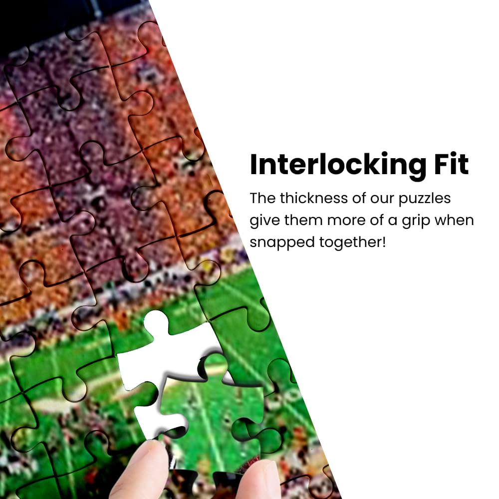 MasterPieces - 1000 Piece Jigsaw Puzzle, NCAA Minnesota Golden Gophers, Panoramic Football Stadium View, Fun for Adults and Family, 13" x39 Masterpieces