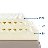 ZINUS 2 Inch Copper Cooling Memory Foam Mattress Topper with Airflow Design, Twin Zinus