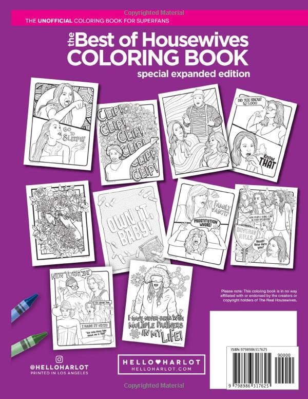 Best of Housewives Coloring Book WoodArtSupply