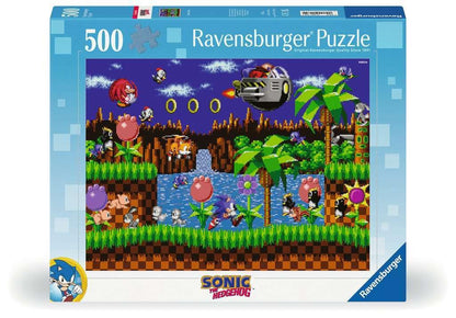 Ravensburger Sonic The Hedgehog: Classic 500 Piece Jigsaw Puzzle - 12001135 - Handcrafted Tooling, Made in Germany, Every Piece Fits Together Perfectly