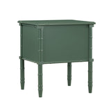 Greyson Living Ettington Carved Bamboo 2-drawer Nightstand by Vintage Green Greyson Living