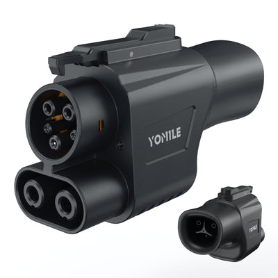 2025 Upgraded Tesla Supercharger to CCS1 Charging Adapter [Max 500A, 1000V] NACS to CCS Electric Vehicle Adapter, Tesla Supercharger Adapter, Fit for All Ford EVs, Fit for Rivian R1T R1S R2 R3 EVs