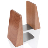 DRELIFAM Wood Handmade Heavy Duty Bookends for Shelves Decorative Book Ends to Hold Books for Office DRELIFAM