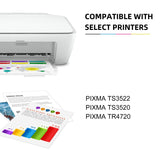 Ubinki Remanufactured Ink Cartridge Replacement for Canon 275XL 276XL Ink 275 276 (Black Color Combo, 2-Pack) PG275 CL276 XL Work with TS3522 TR4720 TS3520 TS3500 TR4700 Series Printers, High-Yield Ubinki