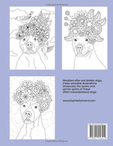 Pit Bull Flower Power Coloring Book: Cute Shelter Dogs And Puppies In Flower Crowns, From The Iconic Project That Saves Lives WoodArtSupply