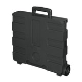 Office Depot Mobile Folding Cart With Lid, 16in.H x 18in.W x 15in.D, Black, 50801 Office Depot