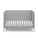 Graco Theo 3-in-1 Convertible Crib (Pebble Gray) - GREENGUARD Gold Certified, Converts to Toddler Bed & Daybed, Fits Standard Full-Size Crib Mattress, 4 Adjustable Mattress Heights Graco