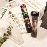 Doraking 94PCS Film Scrapbook Paper Packs for Journaling Supplies, Washi Stickers Material Papers Memos Cards Waterproof Tape Stickers for Journals Planners Aesthetic DIY Art Crafts Collage Album Doraking
