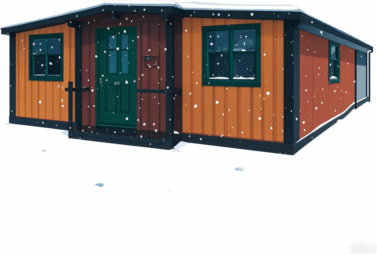 Customizable Prefab Homes 20ft/30ft,/40ft 1-2-3-4 Bedrooms & Kitchen Bathroom Tiny Homes to Live in for Adults Kits casas prefabricadas para Vivir Small Folding Mobile Modular Container House for Sale BOYOWO