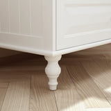 Homsee Wardrobe Armoire Wooden Closet with Mirror, 3 Doors, 5 Drawers, 4-Tier Storage Cubes and Hanging Rod for Bedroom, White (47.2”L x 20”W x 70.9”H) Homsee