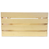 Wilson Large Wooden Pine Crate for Storage and Decoration at Home, Office, Kitchen, Bedroom, and Retail (12.5"x9.625"x17.875") (Set of 6) (6) Wilson