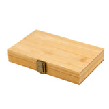 Pufguy 4x6 Inch Empty Wooden Paint Palette Box Portable Wooden Paint Palette Wooden Watercolor Paint Palette, 36 Wells Pufguy