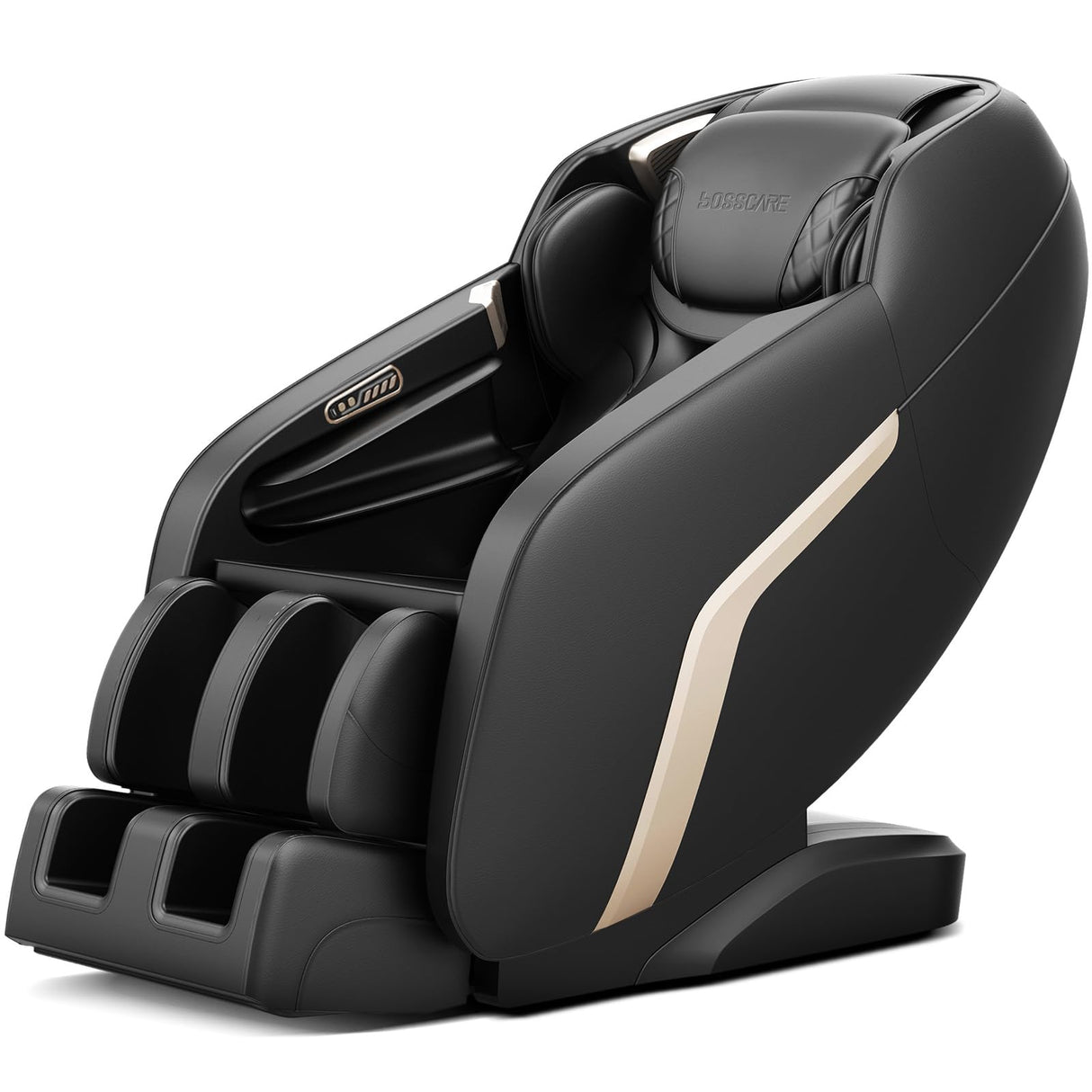 BOSSCARE Zero Gravity SL-Track Massage Chair: 2025 3D Full Body Recliner - Back Heating Deep Stretching Massage Chairs for Home Office - Body Scanning HiFi Bluetooth BOSSCARE