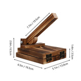 Amosfun Wooden Tortilla Press Maker Wooden Dough Presser Tool Large Roti Maker Dumpling Wrapper Mold for Homemade Tortilla, Roti,Taco,Dough Press Brown Amosfun