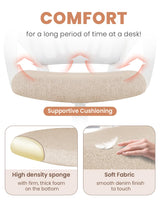 NEO CHAIR Office Chair Computer Desk Chair Gaming Ergonomic Mid Back Cushion Lumbar Support with Comfy Mesh Adjustable Swivel Rolling Home (Pink) NEO CHAIR