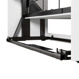 Bestar Claremont Queen Murphy Bed with Closet Organizer (85W) in White, Space-Saving Sleeping Arrangement for Multipurpose Room Bestar