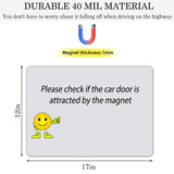 OUCPC Blank Car Magnets with 40 mils, 1 Pack 17” x 12” Car Magnets and Decals, Rounded Corners Car Door Magnets, Magnet for Car to Advertise Business, Prevent Car Scratches & Dents OUCPC